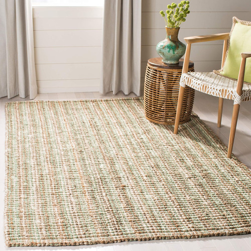 Alfombra Safavieh Decorativa, De Fibra Natural 1.5 M X 0.9 M