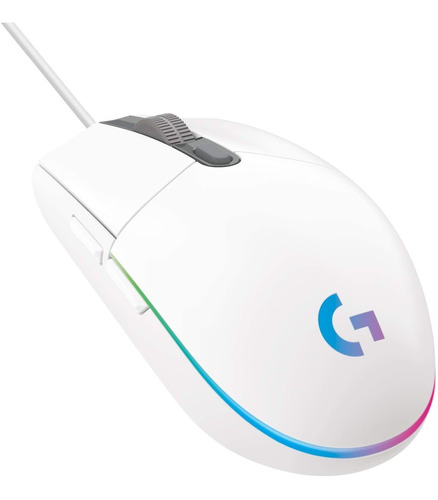 Mouse Gamer Logitech G203 Lightsync Rgb 8000 Dpi Blanco