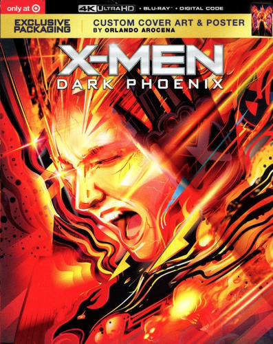 X-men Dark Phoenix Target Pelicula 4k Ultra Hd