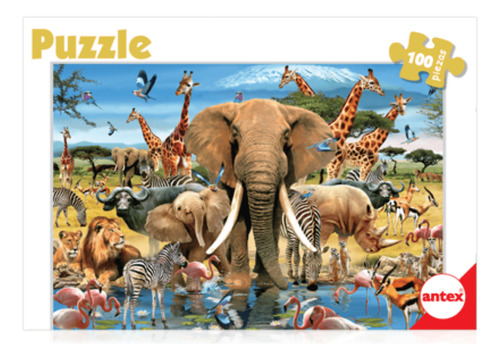 Puzzle 100 Piezas África - Antex Art. 3034
