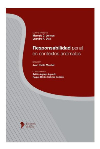 Libro - Responsabilidad Penal En Contextos Anomalos, De Mon