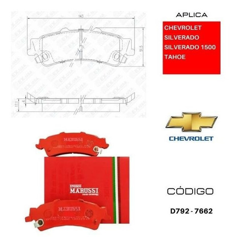 Pastillas Traseras Frenos Chevrolet Cheyenne 2005