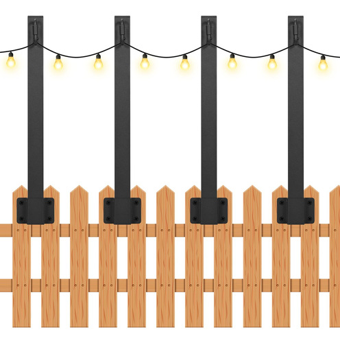 Kzoom Paquete De 4 Postes De Luz De Suspension Para Exterior