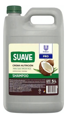 Shampoo Para El Pelo Suave Coco X 5 Lts. Unilever