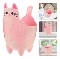 Comprar Mini Tacho De Basura En Forma De Gato Cesta Para Escritorio