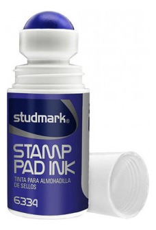 Tinta Roll On Para Almohadilla Color Azul Studmark 60ml