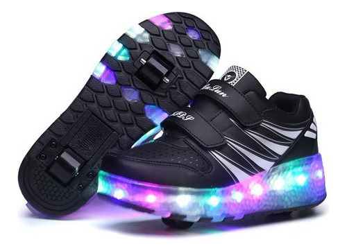 Patines Led Para Niños Con Carga Usb