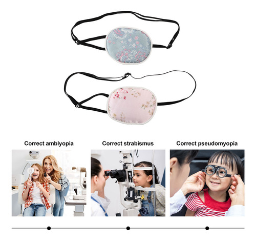 Funda Elástica De Seda Para Ojos Perezosos Con Parche Ajusta