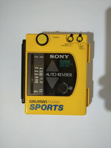 Sony Walkman Casette Radio Am/fm Wm-f63 Sports 1987