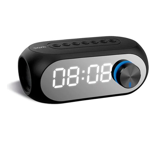 Reloj Alarma Despertador+ Parlante Bluetooth Recargable+ Fm 