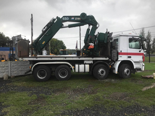Mercedes Benz 4144 Con Hidrogrua Hiab 45 Tonelametros