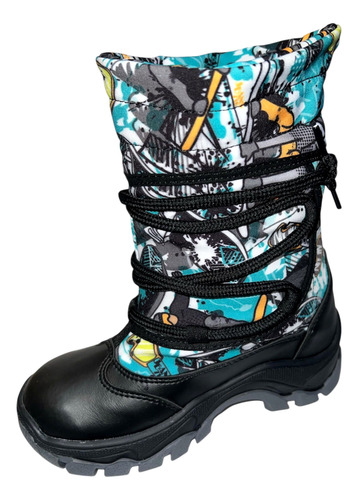 Botas Niños Preski Nieve Termica Impermeable - Jeans710 31
