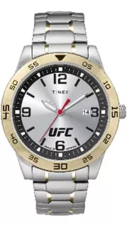 Reloj Timex Ufc Legend Modelo: Tw2v56500 Color De La Correa Bi-tono Color Del Fondo Plata
