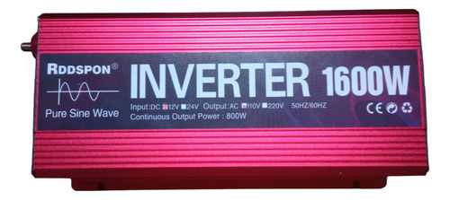 Inversor De Corriente Onda Pura 1600w 800w Nominal 