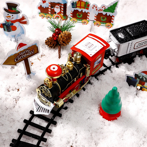 Decoración Eléctrica Para Árbol De Juguete Con Forma De Tren