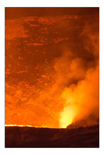 Vinilo Decorativo 30x45cm Volcan Cañon Fuego Lava M2