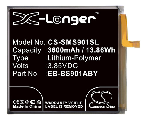 Reemplazo Para Samsung S22 5g Sm-s9010 S901b Eb-bs901aby