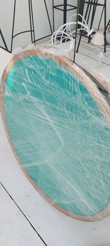 Imagen 10 de 10 de Espejo Redondo Hierro. 60 Cm Con Envío Incluido. Fabricante