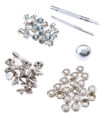 ¡ 63pcs Lona Cubierta A De Material Acero Inoxidable 3/8 ''