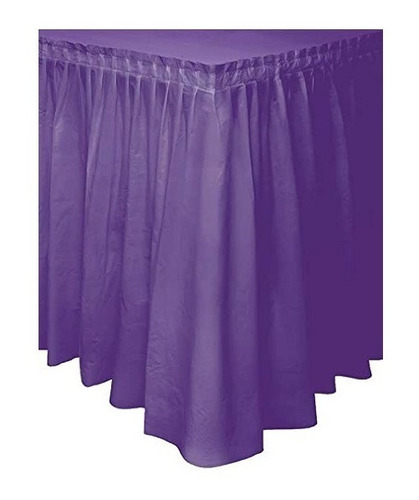 Faldon Plástico Rectangular Morado 73cm X 4.26m