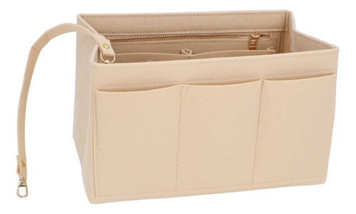 Organizador De Bolsos Con Inserto De Fieltro Caqui De Gran C