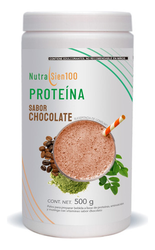 Proteína De Suero De Leche Sin Azúcar Natural Nutrasien 500g Sabor Chocolate