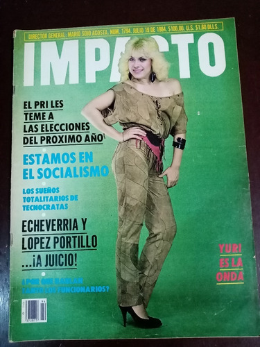 Yuri En Portada De Revista Impacto Del Año-1984 