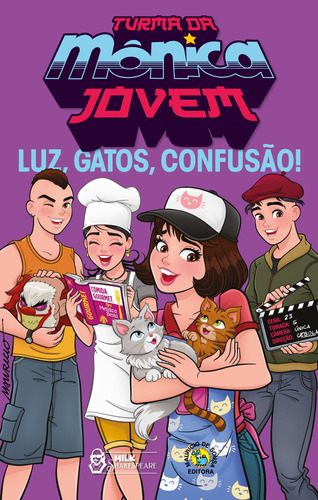 Turma da Mônica Jovem: Luz, gatos, confusão!, de de Sousa, Mauricio. Editora Faro Editorial Eireli, capa mole em português, 2022