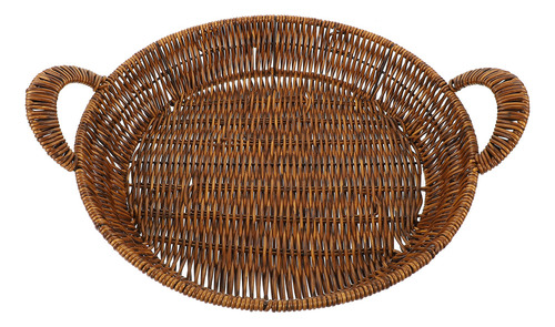 2025 Plato Decorativo De Ratán For Verduras Y Frutas