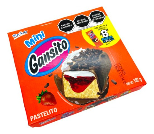 Mini Gansito 24 P 24 G C/u Marinela