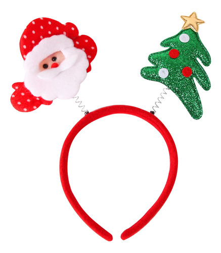 The Hot Christmas Diadema Santa Party Decor Doble Cabello