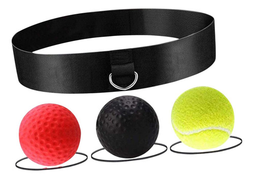 Pelota De Reflejo Para Boxeo, Diadema Para , Pelota De Boxeo