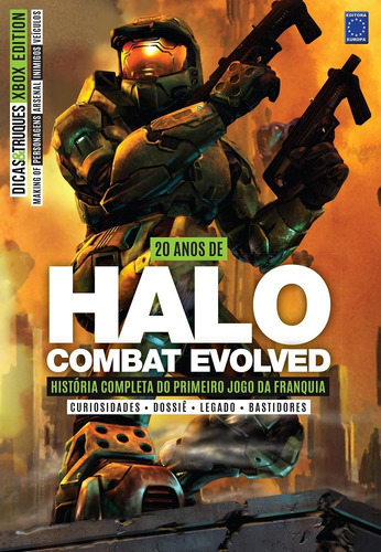 Dicas & Truques - Xbox Edition #06 - 20 Anos de Halo, de a Europa. Editora Europa Ltda., capa mole em português, 2021