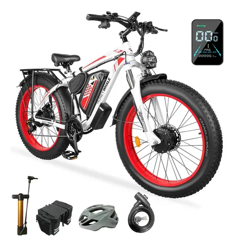 Honeywhale Bk08 Bicicleta Elétrica Para Adultos, 1050w*2-65km-55km