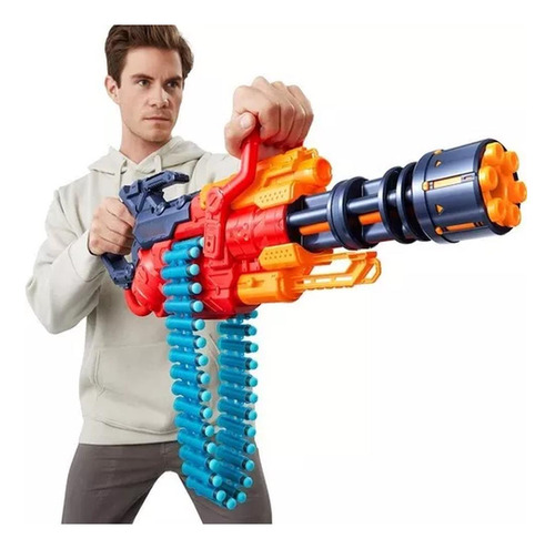 Super Ametralladora Lanzador Crusher 48 Dardos X-shot Zuru