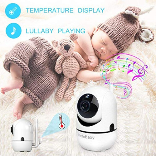 Monitor Para Bebes Con Camara De Vision Nocturna Hellobaby