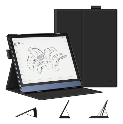 Funda Plegable Para Tablet Boox Note Air Plus [soporte Color