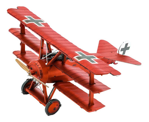 Figura Para Armar En Metal! Fokker Dr.i Plane- Modelismo