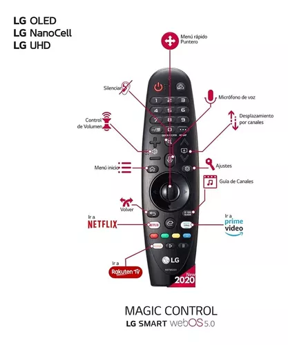 Control Remoto Mando LG Smart Tv Magic Original Mr20ga