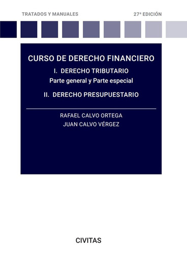 Libro Curso De Derecho Financiero - Calvo Ortega,rafael
