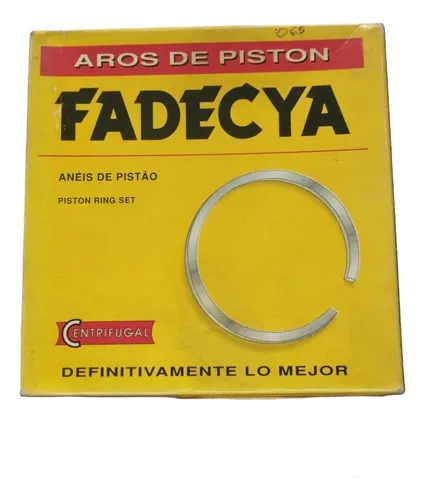 Aros De Piston Fiat Motor Tipo 1.6 Fadecya Std Rectificacion
