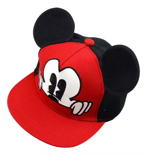 pistola Paine Gillic fútbol americano Gorra Mickey Mouse Para Niño Niña Roja Negra