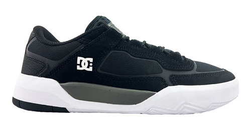 Tenis Hombre Dc Shoes Negro Blanco Gris Metric Sneakers