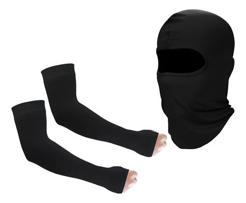  Balaclava Airsoft + Mangas Protectoras Deportivas