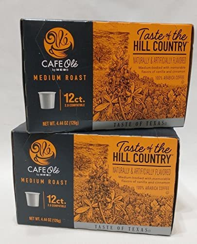 Cafe Ole Taste Of The Hill Country Single Serve Pods 12ct
