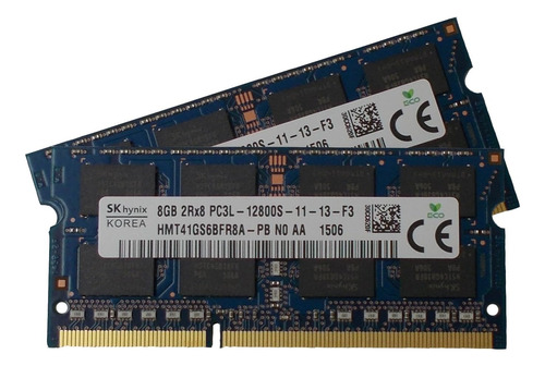 Módulo Memoria Original Hynix 16 Gb (2 X 8 Gb), Sodimm 204