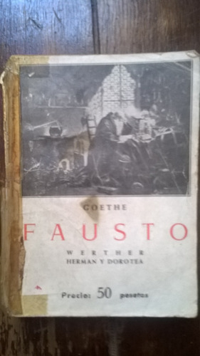 Libro Fausto De Goethe