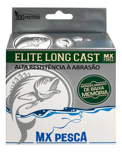 Linha de pesca Mx Pesca MX Elite verde