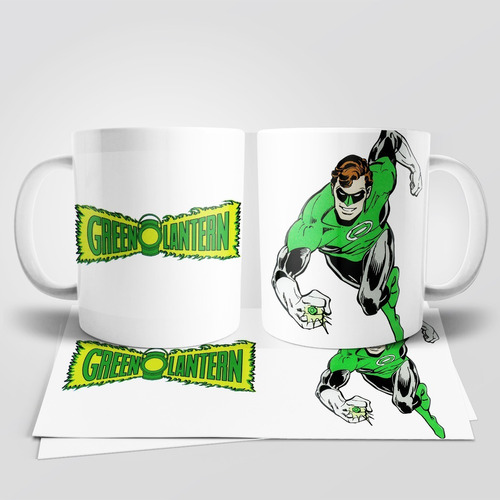 Linterna Verde Superhéroes Taza Tu Propio Estilo #2 