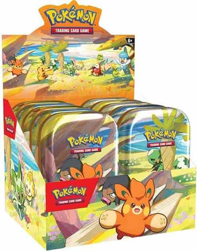 Caja Completa: Pokemon Paldea Friends Mini Lata Caja Cerrada